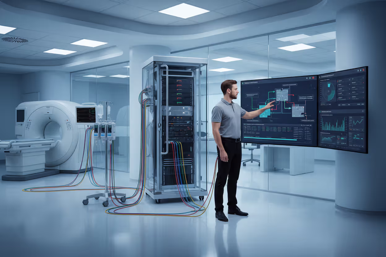 Hospital cybersecurity protecting connected medical devices