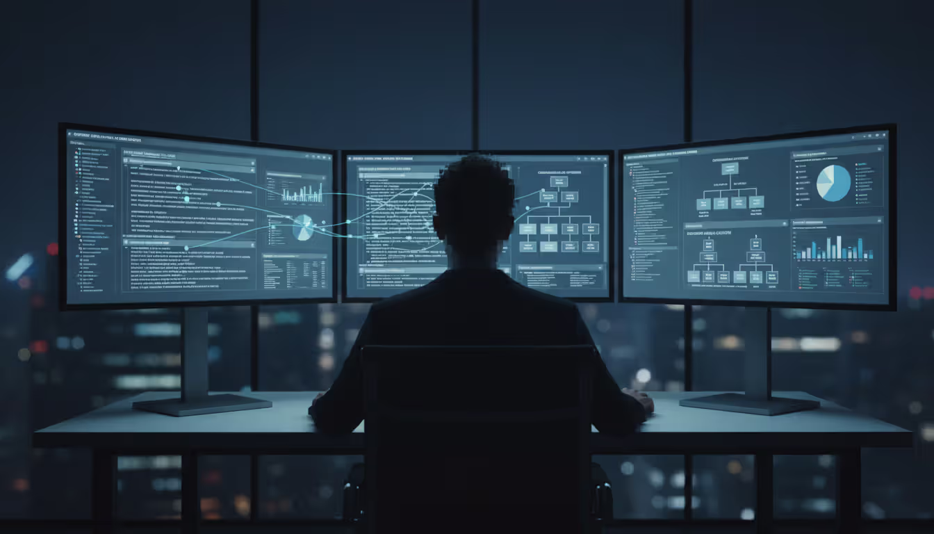 Attacker monitoring compromised corporate email account